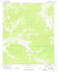 Paris Mississippi Historical topographic map, 1:24000 scale, 7.5 X 7.5 Minute, Year 1972