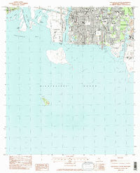 Pascagoula South Mississippi Historical topographic map, 1:24000 scale, 7.5 X 7.5 Minute, Year 1982