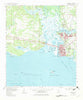 Pascagoula Mississippi Historical topographic map, 1:62500 scale, 15 X 15 Minute, Year 1955