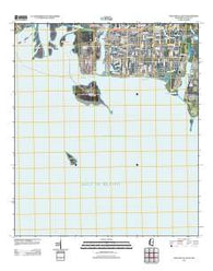 Pascagoula South Mississippi Historical topographic map, 1:24000 scale, 7.5 X 7.5 Minute, Year 2012