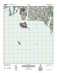 Pascagoula South Mississippi Historical topographic map, 1:24000 scale, 7.5 X 7.5 Minute, Year 2012
