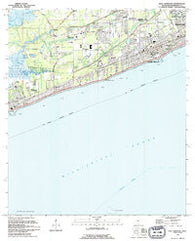 Pass Christian Mississippi Historical topographic map, 1:24000 scale, 7.5 X 7.5 Minute, Year 1994