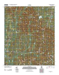 Paulding Mississippi Historical topographic map, 1:24000 scale, 7.5 X 7.5 Minute, Year 2012