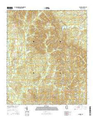 Paulding Mississippi Current topographic map, 1:24000 scale, 7.5 X 7.5 Minute, Year 2015