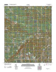 Paulette Mississippi Historical topographic map, 1:24000 scale, 7.5 X 7.5 Minute, Year 2012