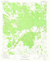 Paulette Mississippi Historical topographic map, 1:24000 scale, 7.5 X 7.5 Minute, Year 1973