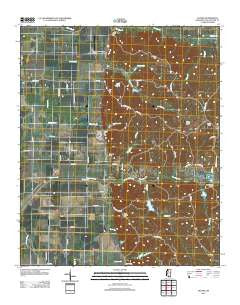 Paynes Mississippi Historical topographic map, 1:24000 scale, 7.5 X 7.5 Minute, Year 2012