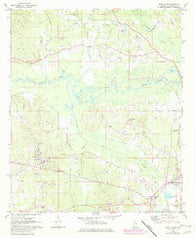 Pearl River Mississippi Historical topographic map, 1:24000 scale, 7.5 X 7.5 Minute, Year 1972