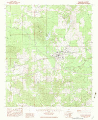 Pelahatchie Mississippi Historical topographic map, 1:24000 scale, 7.5 X 7.5 Minute, Year 1982