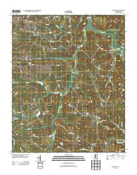 Peoples Mississippi Historical topographic map, 1:24000 scale, 7.5 X 7.5 Minute, Year 2012