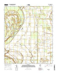 Percy Mississippi Current topographic map, 1:24000 scale, 7.5 X 7.5 Minute, Year 2015
