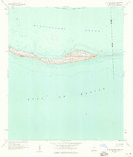 Petit Bois Island Mississippi Historical topographic map, 1:24000 scale, 7.5 X 7.5 Minute, Year 1958