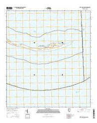 Petit Bois Island Mississippi Current topographic map, 1:24000 scale, 7.5 X 7.5 Minute, Year 2015