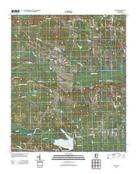 Pheba Mississippi Historical topographic map, 1:24000 scale, 7.5 X 7.5 Minute, Year 2012