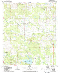 Pheba Mississippi Historical topographic map, 1:24000 scale, 7.5 X 7.5 Minute, Year 1987