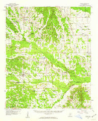 Pheba Mississippi Historical topographic map, 1:62500 scale, 15 X 15 Minute, Year 1959