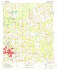 Philadelphia Mississippi Historical topographic map, 1:24000 scale, 7.5 X 7.5 Minute, Year 1972