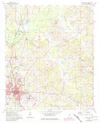 Philadelphia Mississippi Historical topographic map, 1:24000 scale, 7.5 X 7.5 Minute, Year 1972