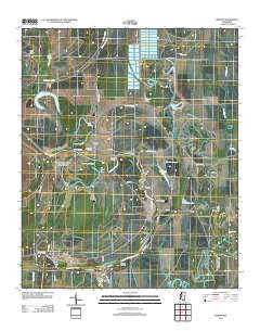 Philipp Mississippi Historical topographic map, 1:24000 scale, 7.5 X 7.5 Minute, Year 2012