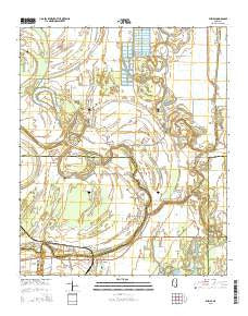 Philipp Mississippi Current topographic map, 1:24000 scale, 7.5 X 7.5 Minute, Year 2015
