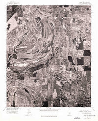 Philipp NW Mississippi Historical topographic map, 1:24000 scale, 7.5 X 7.5 Minute, Year 1974