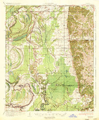 Philipp Mississippi Historical topographic map, 1:62500 scale, 15 X 15 Minute, Year 1935