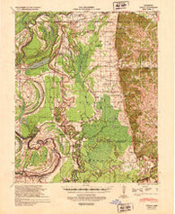 Philipp Mississippi Historical topographic map, 1:62500 scale, 15 X 15 Minute, Year 1939