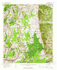 Philipp Mississippi Historical topographic map, 1:62500 scale, 15 X 15 Minute, Year 1957