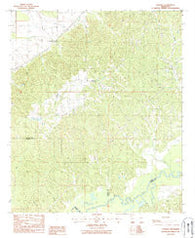 Phoenix Mississippi Historical topographic map, 1:24000 scale, 7.5 X 7.5 Minute, Year 1988