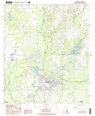 Picayune Mississippi Historical topographic map, 1:24000 scale, 7.5 X 7.5 Minute, Year 1997