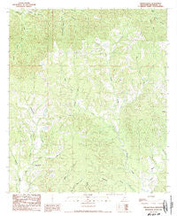 Pinckneyville Mississippi Historical topographic map, 1:24000 scale, 7.5 X 7.5 Minute, Year 1988