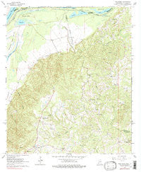 Pine Ridge Mississippi Historical topographic map, 1:24000 scale, 7.5 X 7.5 Minute, Year 1963