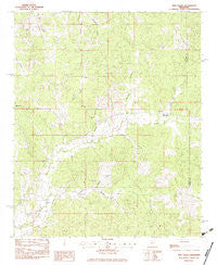 Pine Valley Mississippi Historical topographic map, 1:24000 scale, 7.5 X 7.5 Minute, Year 1983