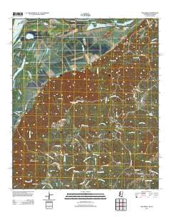 Pine Ridge Mississippi Historical topographic map, 1:24000 scale, 7.5 X 7.5 Minute, Year 2012