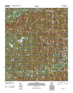 Pinebur Mississippi Historical topographic map, 1:24000 scale, 7.5 X 7.5 Minute, Year 2012