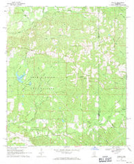 Pinebur Mississippi Historical topographic map, 1:24000 scale, 7.5 X 7.5 Minute, Year 1969