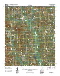 Plattsburg Mississippi Historical topographic map, 1:24000 scale, 7.5 X 7.5 Minute, Year 2012