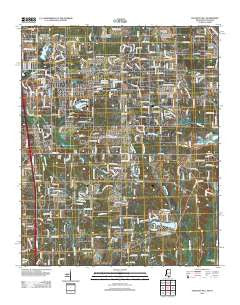 Pleasant Hill Mississippi Historical topographic map, 1:24000 scale, 7.5 X 7.5 Minute, Year 2012