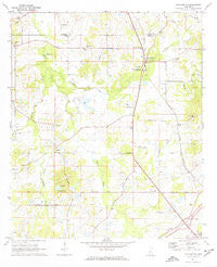Pocahontas Mississippi Historical topographic map, 1:24000 scale, 7.5 X 7.5 Minute, Year 1971