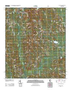 Polkville Mississippi Historical topographic map, 1:24000 scale, 7.5 X 7.5 Minute, Year 2012