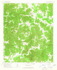 Poplar Creek Mississippi Historical topographic map, 1:24000 scale, 7.5 X 7.5 Minute, Year 1966