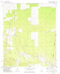 Porterville Mississippi Historical topographic map, 1:24000 scale, 7.5 X 7.5 Minute, Year 1974
