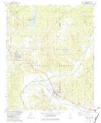 Potts Camp Mississippi Historical topographic map, 1:24000 scale, 7.5 X 7.5 Minute, Year 1982