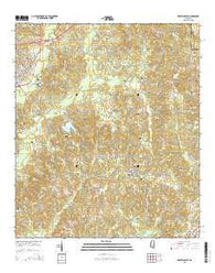 Prentiss East Mississippi Current topographic map, 1:24000 scale, 7.5 X 7.5 Minute, Year 2015