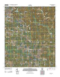 Preston Mississippi Historical topographic map, 1:24000 scale, 7.5 X 7.5 Minute, Year 2012