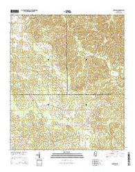 Preston Mississippi Current topographic map, 1:24000 scale, 7.5 X 7.5 Minute, Year 2015