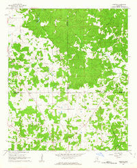Preston Mississippi Historical topographic map, 1:24000 scale, 7.5 X 7.5 Minute, Year 1962