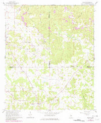 Preston Mississippi Historical topographic map, 1:24000 scale, 7.5 X 7.5 Minute, Year 1962