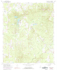 Puckett NW Mississippi Historical topographic map, 1:24000 scale, 7.5 X 7.5 Minute, Year 1968