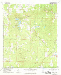 Puckett NW Mississippi Historical topographic map, 1:24000 scale, 7.5 X 7.5 Minute, Year 1968